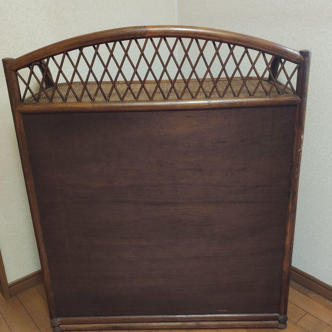 ラタン5段チェスト 洋タンス 籐タンス【昭和レトロ】