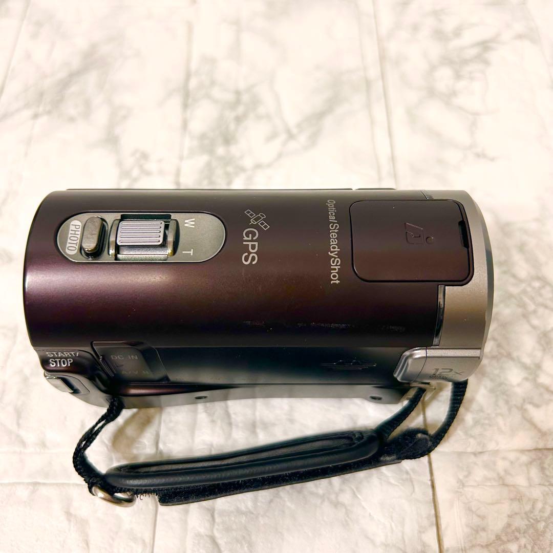 【完動品】 SONY HDR-CX370V ビデオカメラ 動作確認済 ブラウン