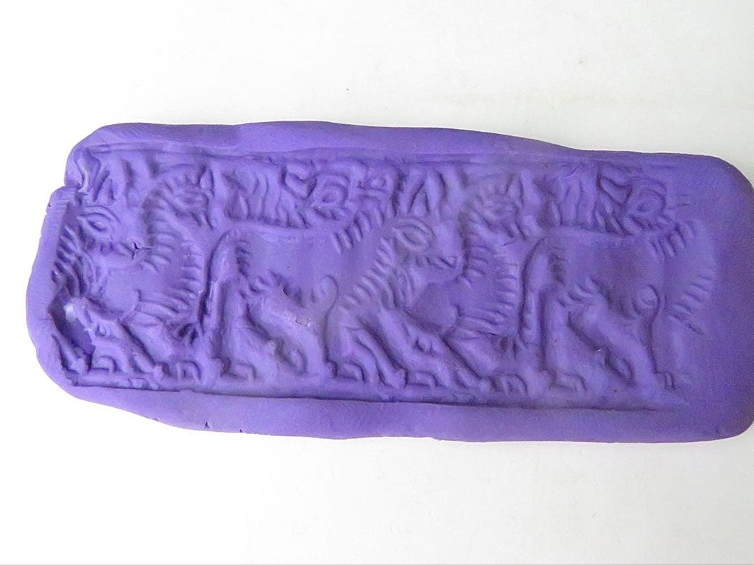 古代インダス石製の円筒形印章