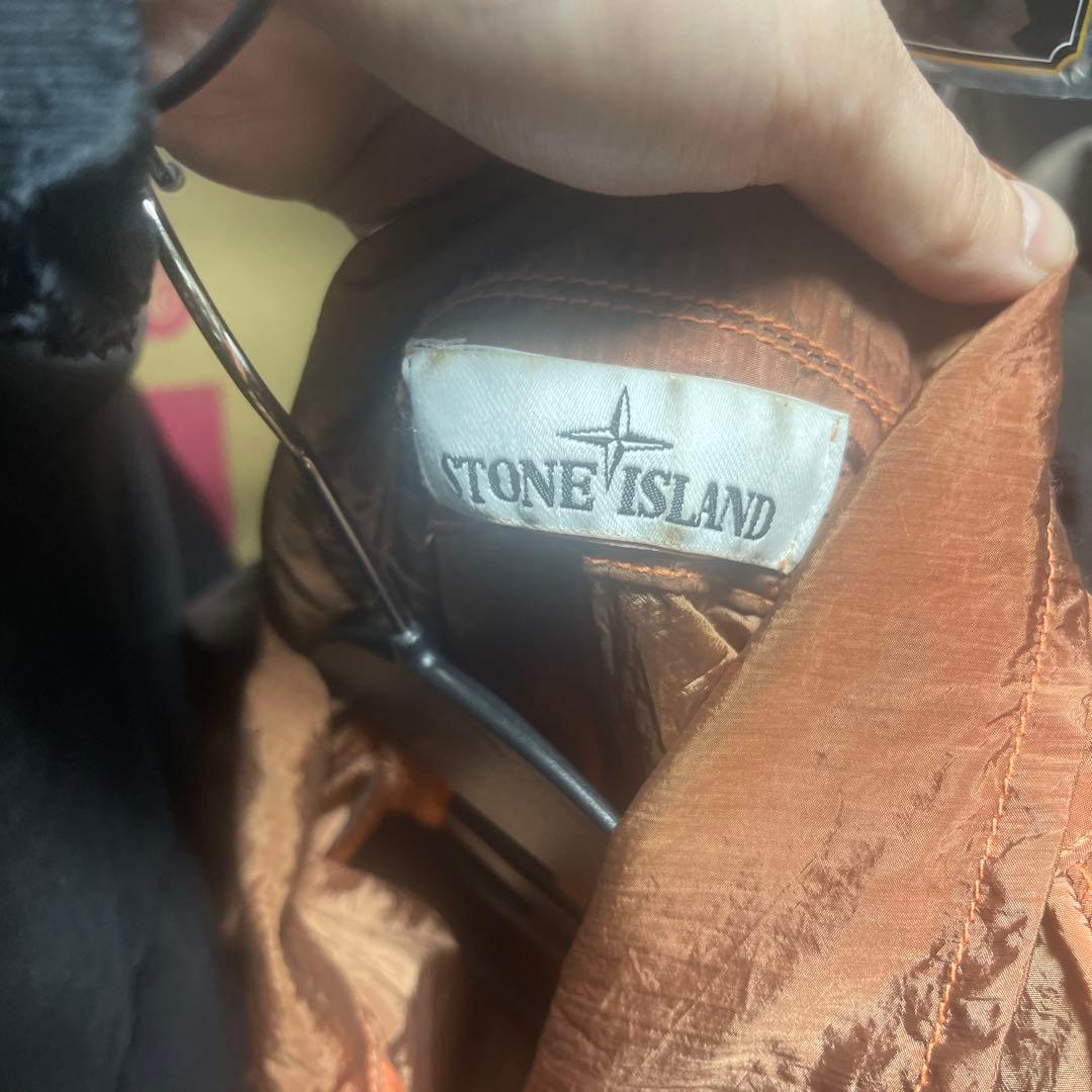 星空　STONE  オレンジナイロンメタルジャケット