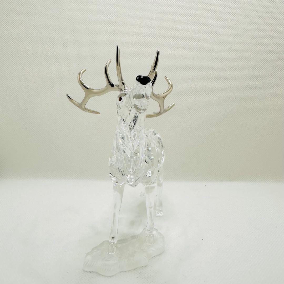 【希少 廃盤品】スワロフスキー 雄ジカ 291431 STAG 置物 オブジェ