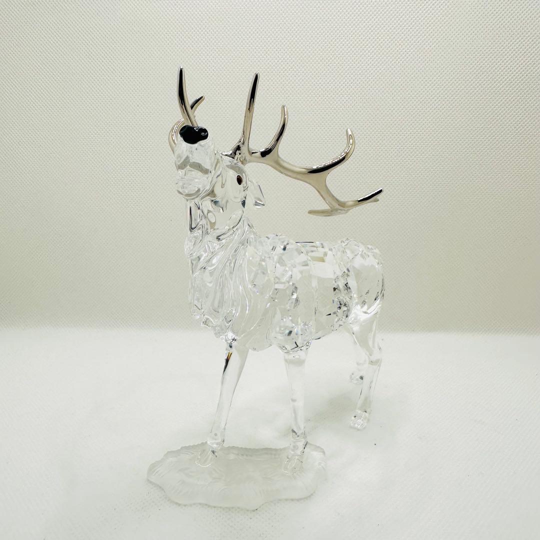 【希少 廃盤品】スワロフスキー 雄ジカ 291431 STAG 置物 オブジェ