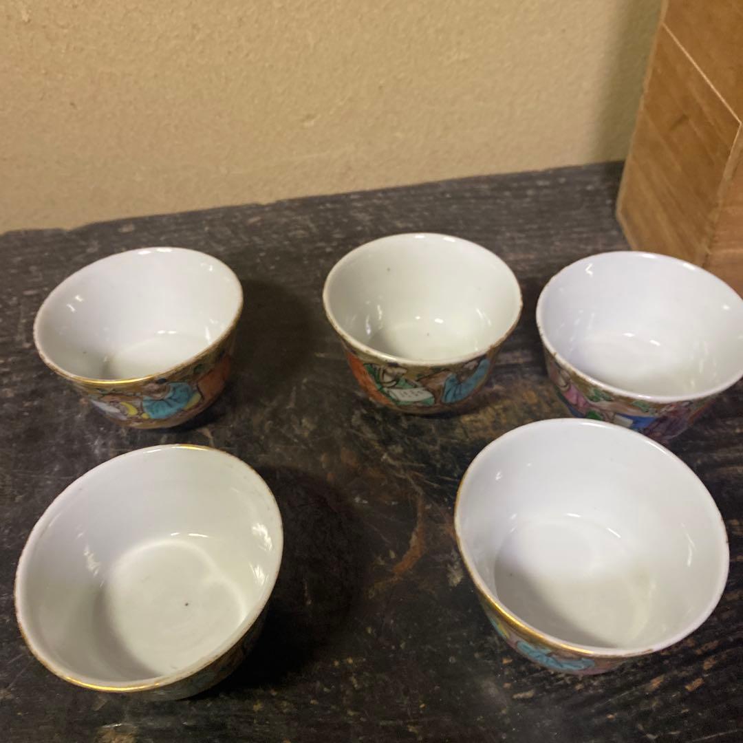 高橋道八　煎茶器5脚セット