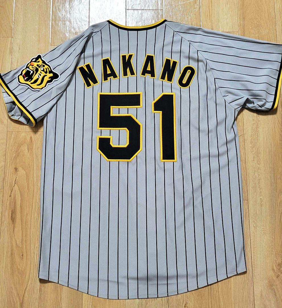 阪神タイガース　中野拓夢　ユニフォーム　ビジター　サイズL