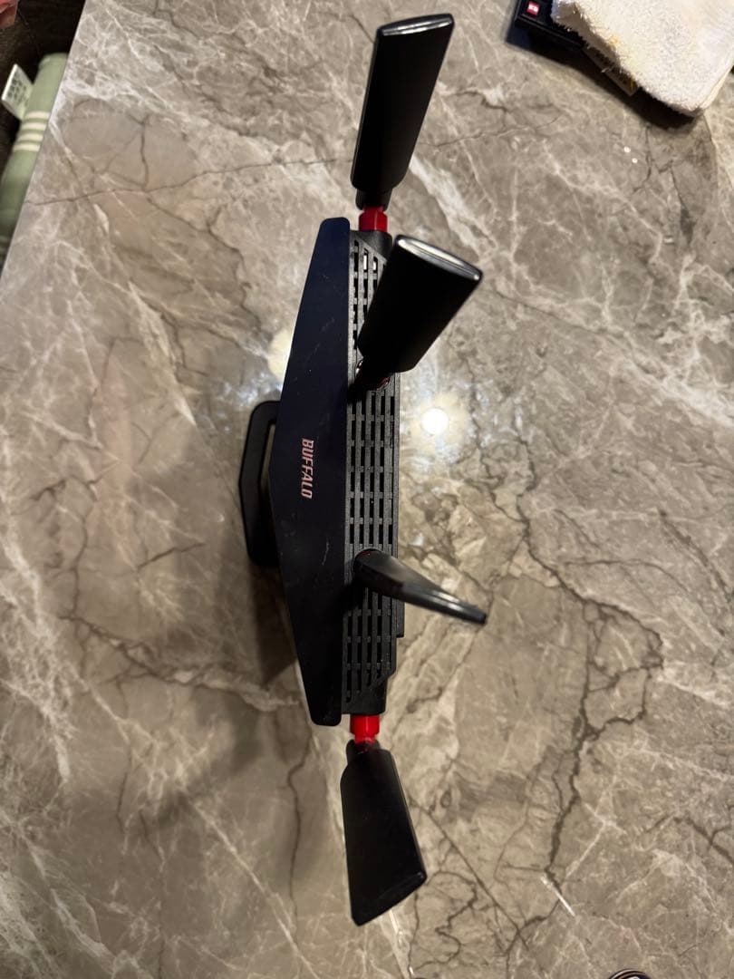 AX7 無線LANルーター 黒 1回のみ使用。