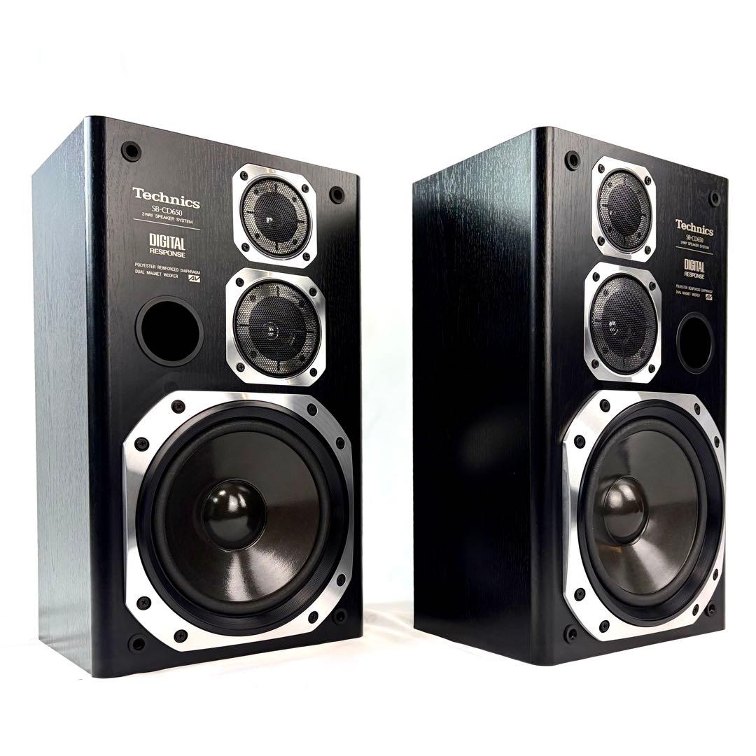 Technics SB-CD650 テクニクス　ステレオスピーカー　日本製