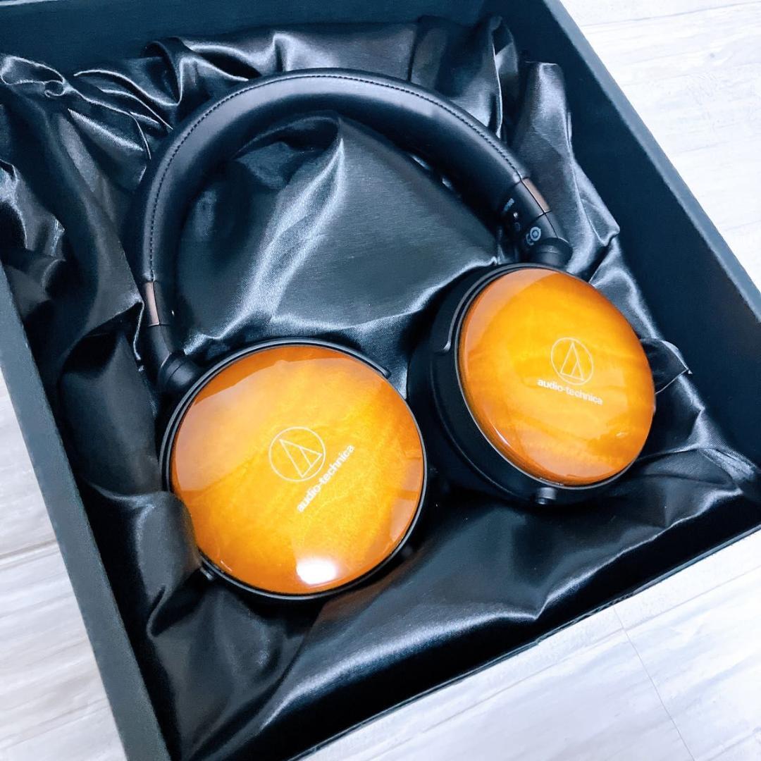 【極美品】オーディオテクニカ ATH-WP900 有線ヘッドホン ハイレゾ 杢目