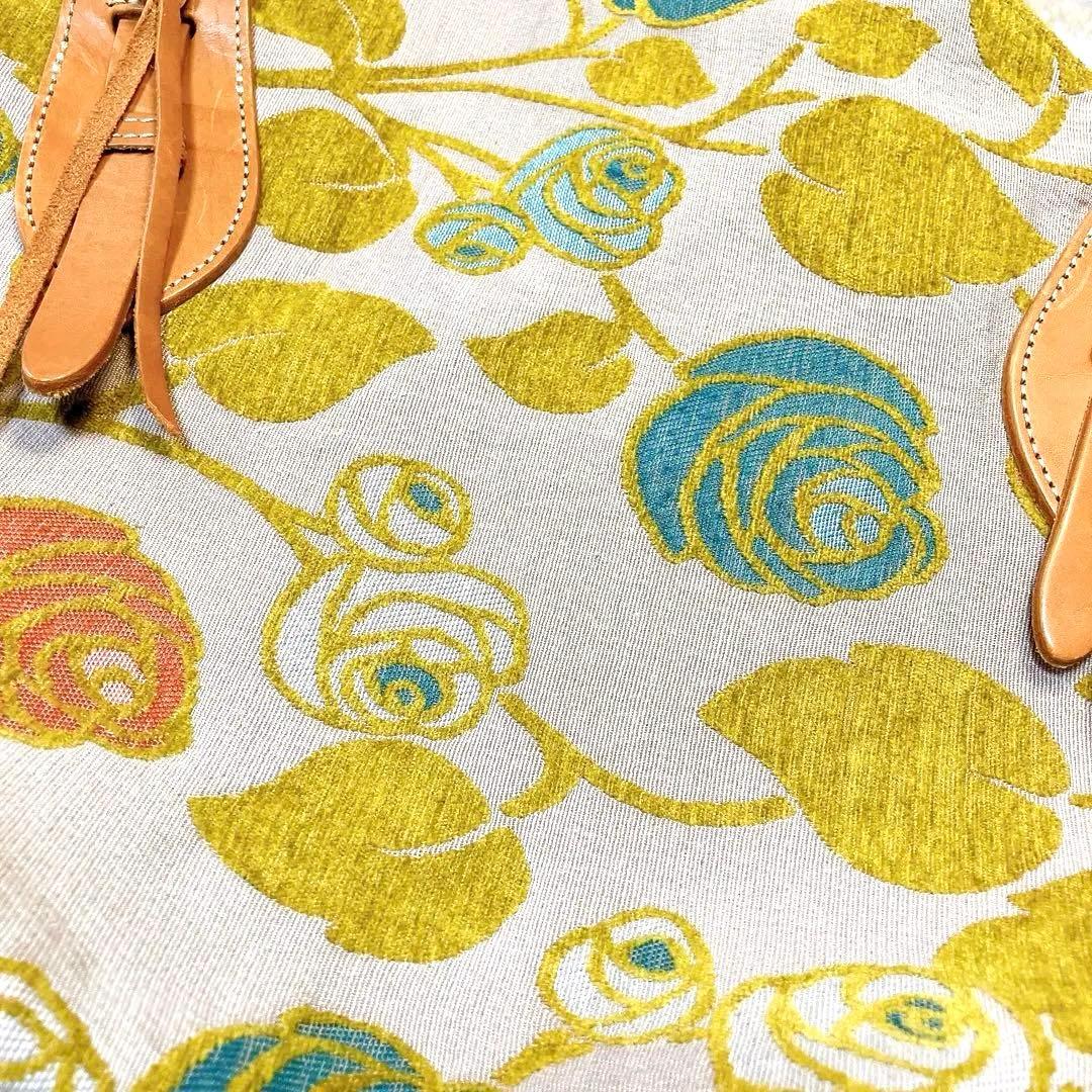 ハンドメイド✨ミナペルホネンロージーミニラウンドハンドバッグ　花柄