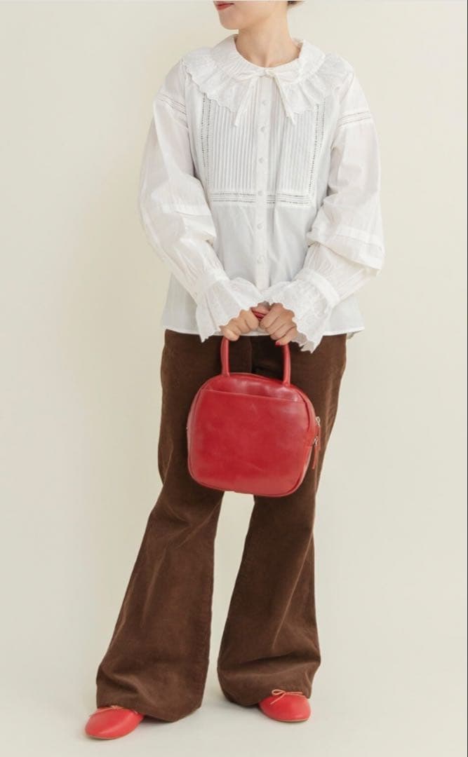 Dot and Stripes CHILD WOMAN ブロードレース ブラウス