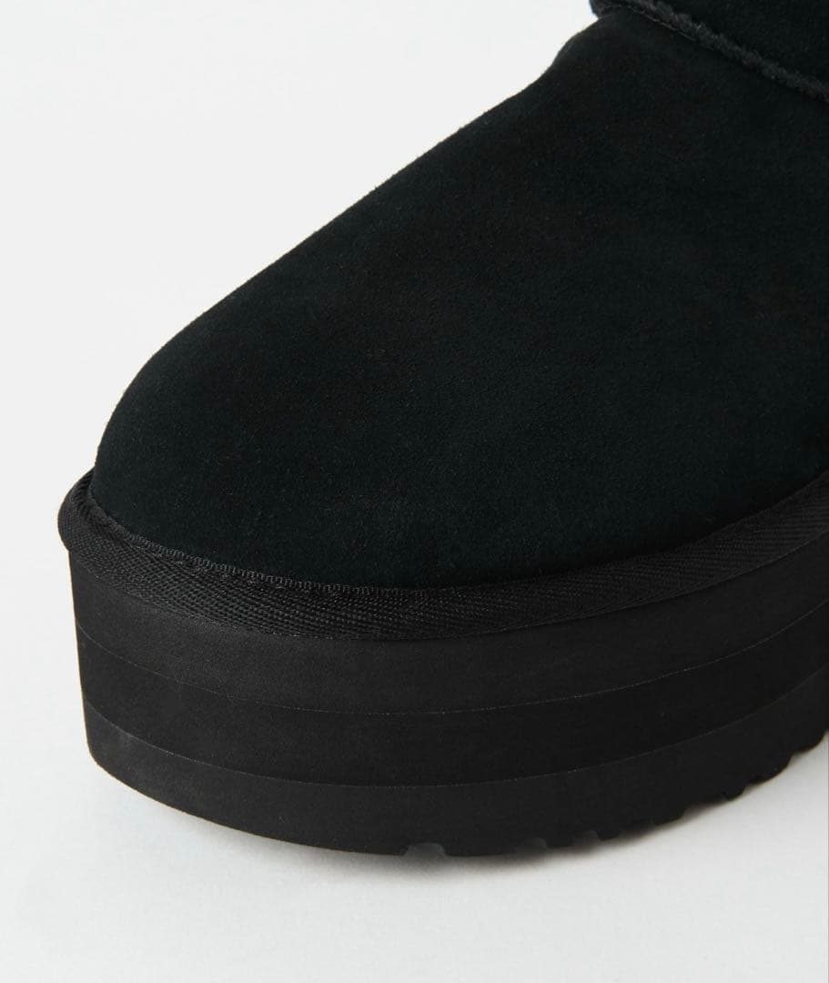 UGG クラシックウルトラミニ プラットフォーム 24cm ブラック