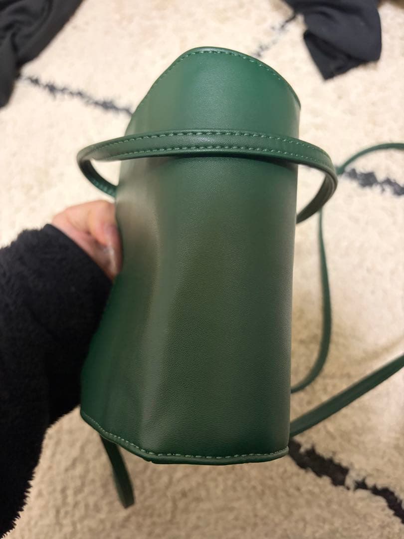 テルファtelfarショルダーバッグ緑グリーン