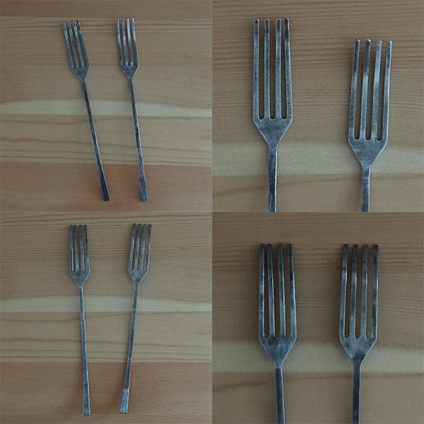 竹俣勇壱 カトラリー / デザートスプーン&フォーク 4本