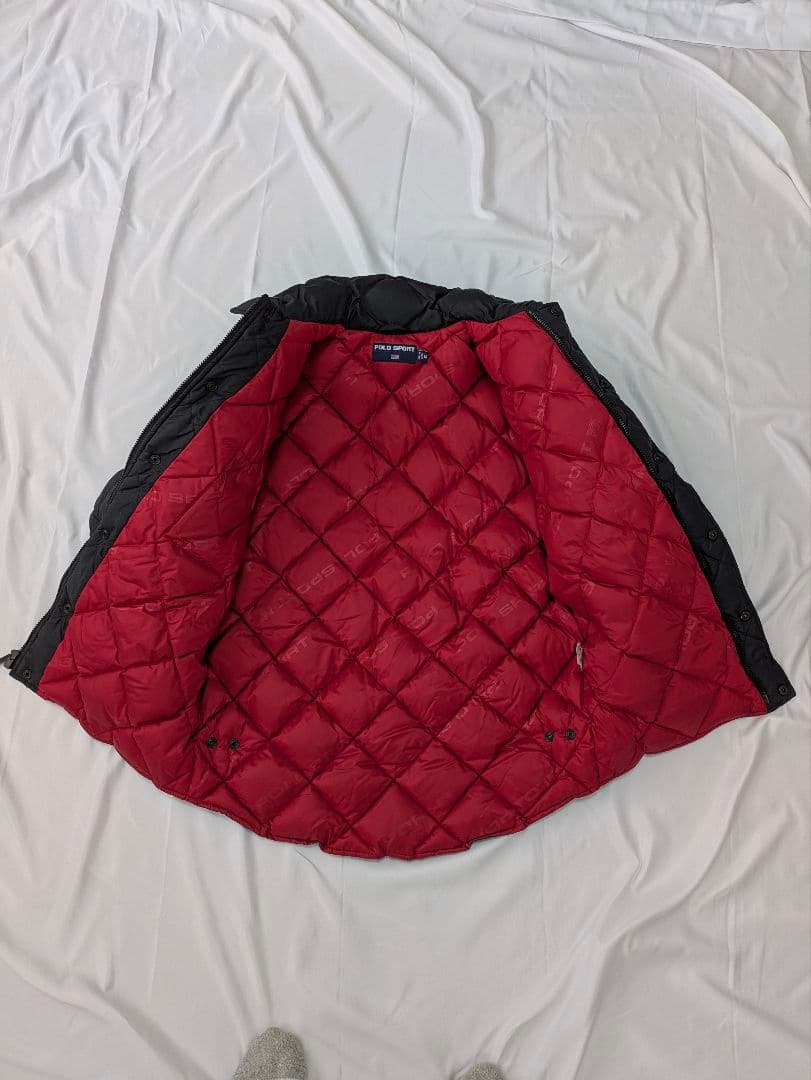 極美品　90s 星条旗　POLO SPORT　キルティング　ダウンジャケット