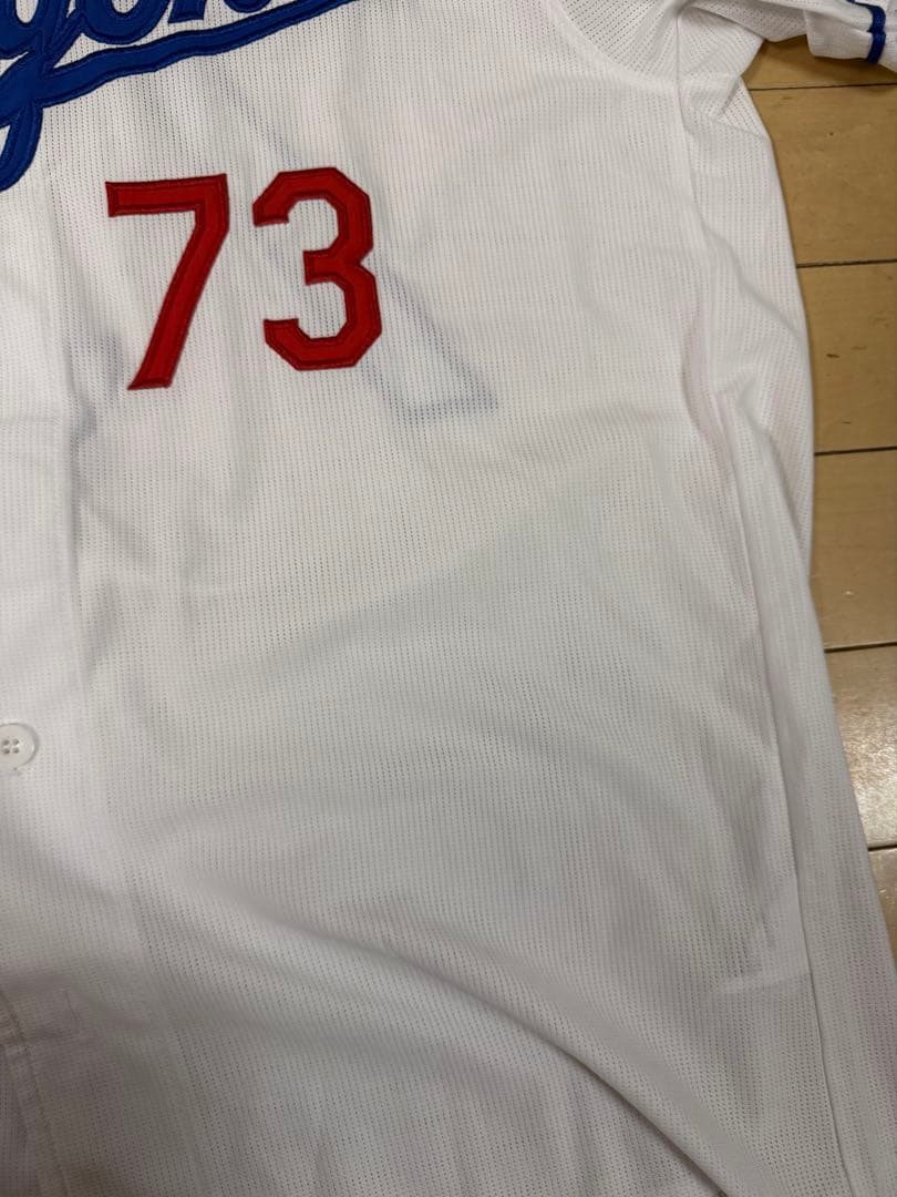 【美品】立浪和義 73 刺繍 レプリカユニフォーム L ホーム 中日ドラゴンズ