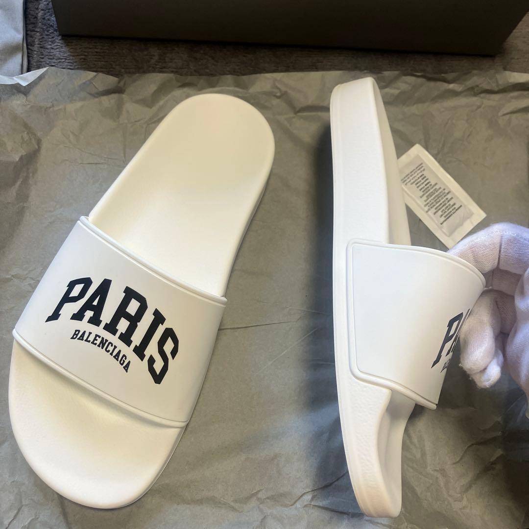 BALENCIAGA プールサンダル 38サイズ(24.5〜25cm)0706