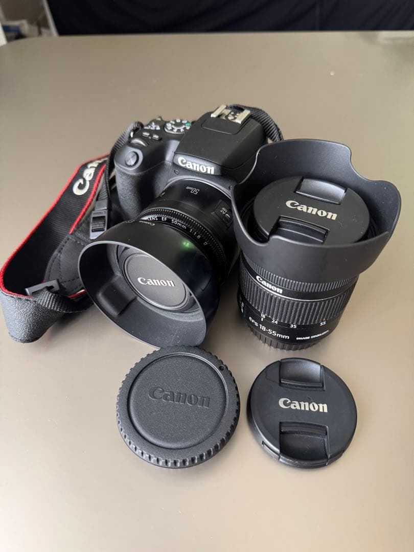 Canon デジタル一眼レフカメラセット KissX9 単焦点レンズ