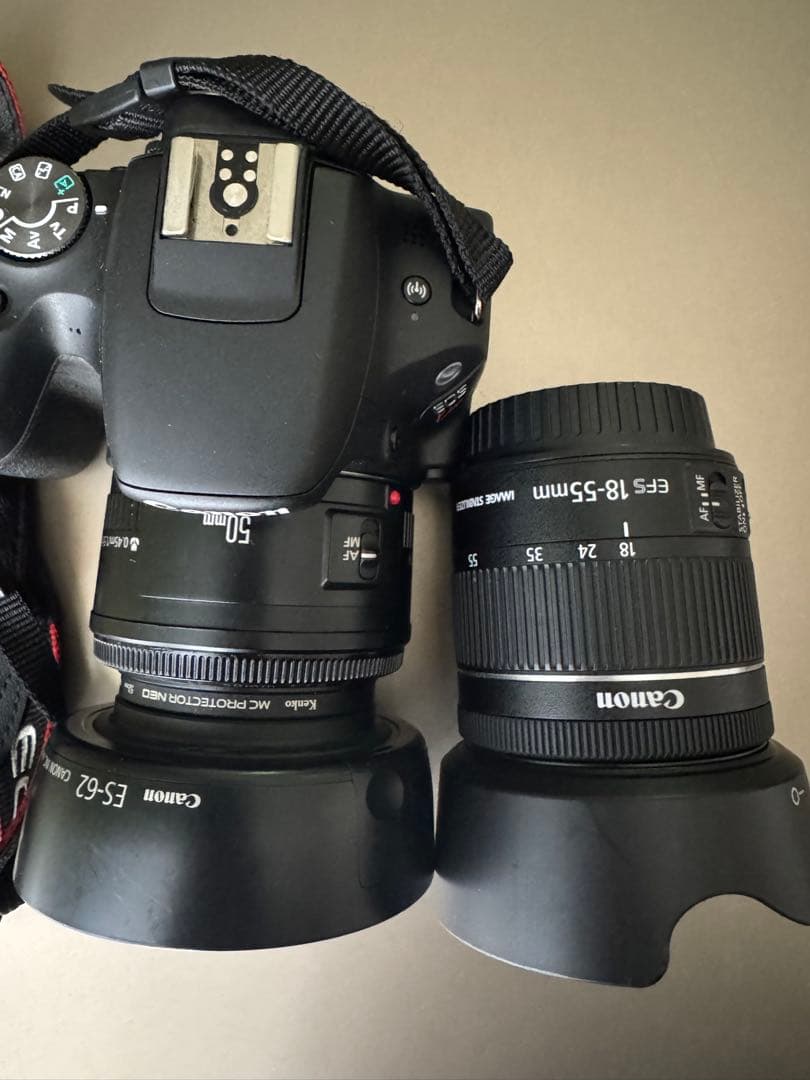 Canon デジタル一眼レフカメラセット KissX9 単焦点レンズ