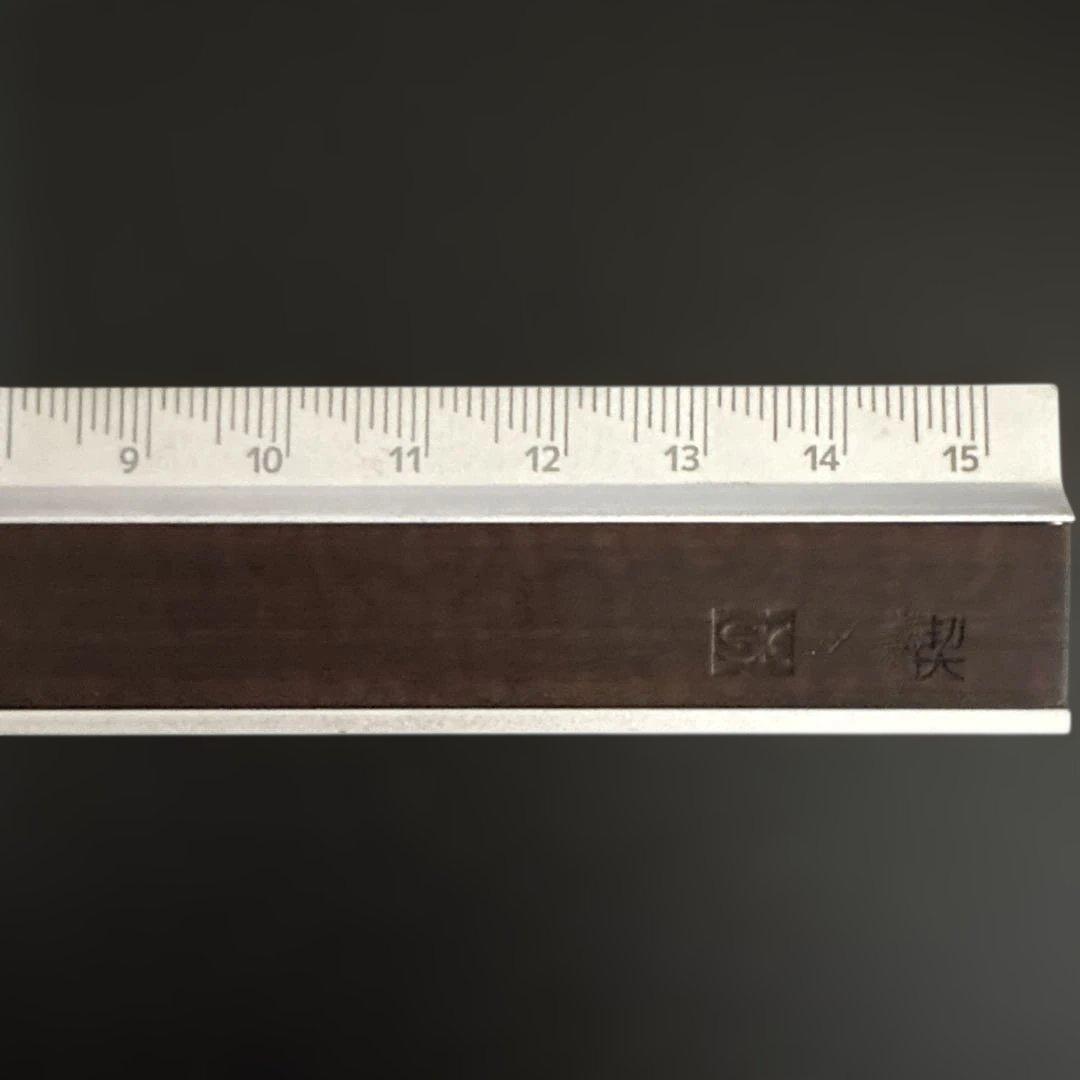 〈限定〉Riga（リーガ）銘木定規　工房楔　スネークウッド