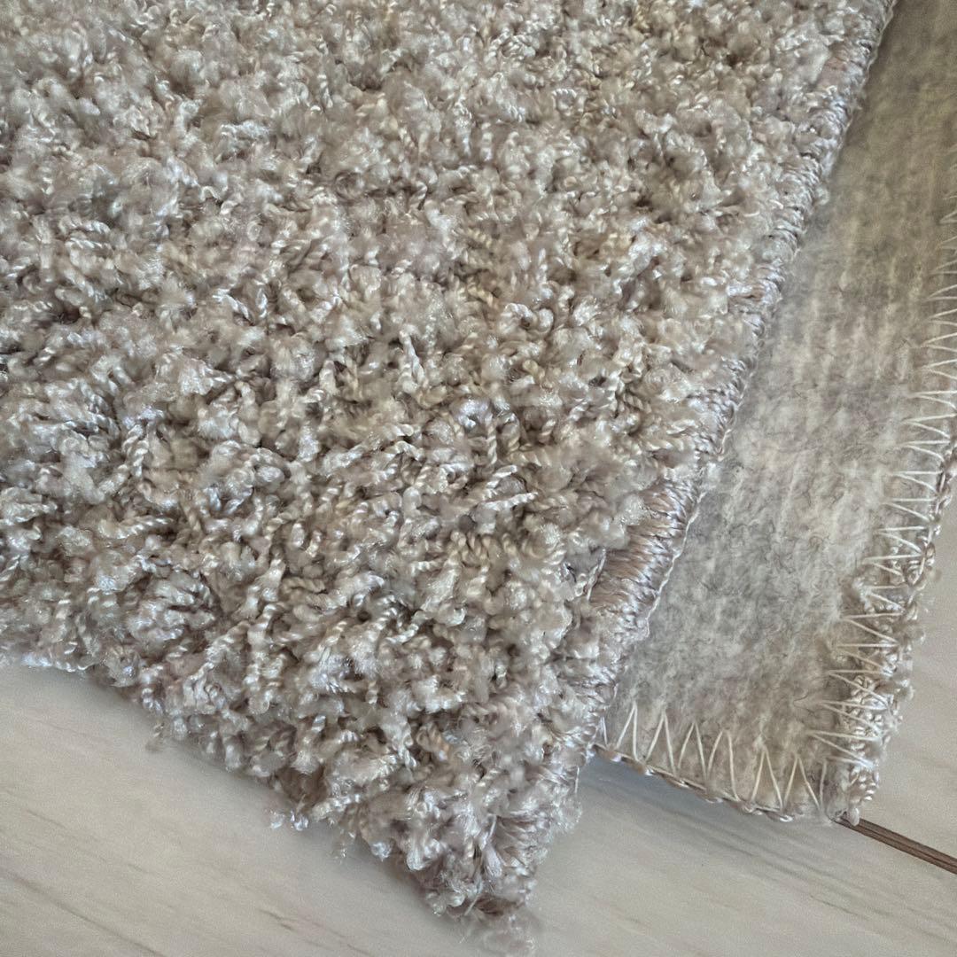 NEWジャスパー　日本製　洗える　ラグ　カーペット　130×190 グレージュ