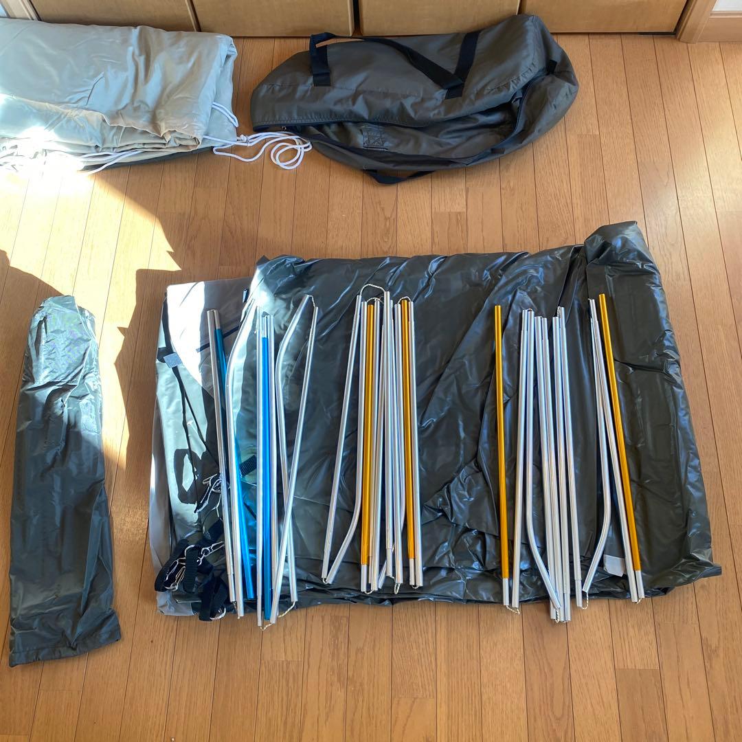 小川キャンパル　Schuyt DX4 4人用 ドームテント　１回使用の美品