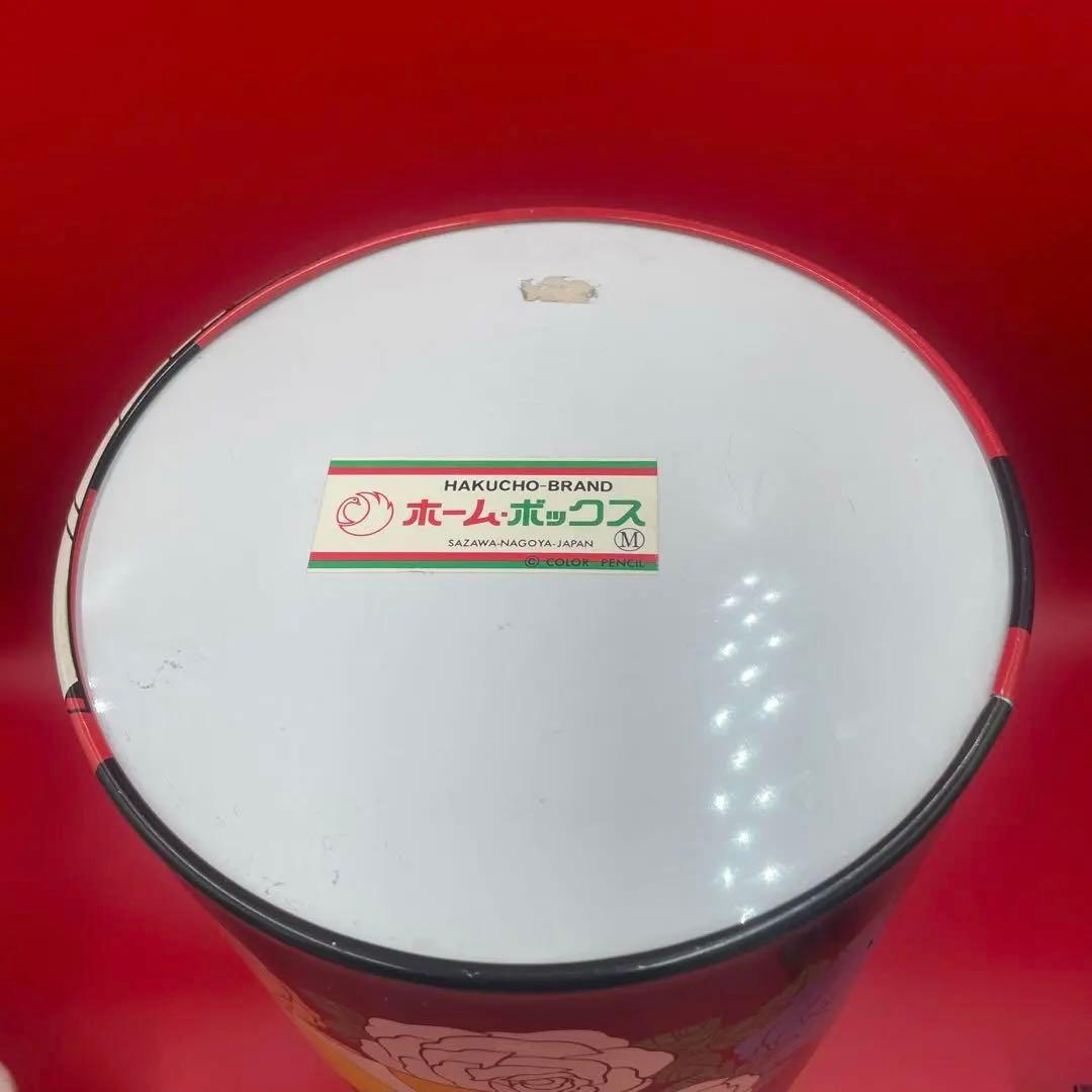 希少★激レア★パタリロ★アニメ★ごみ箱　当時物　レトロ　ブリキ製