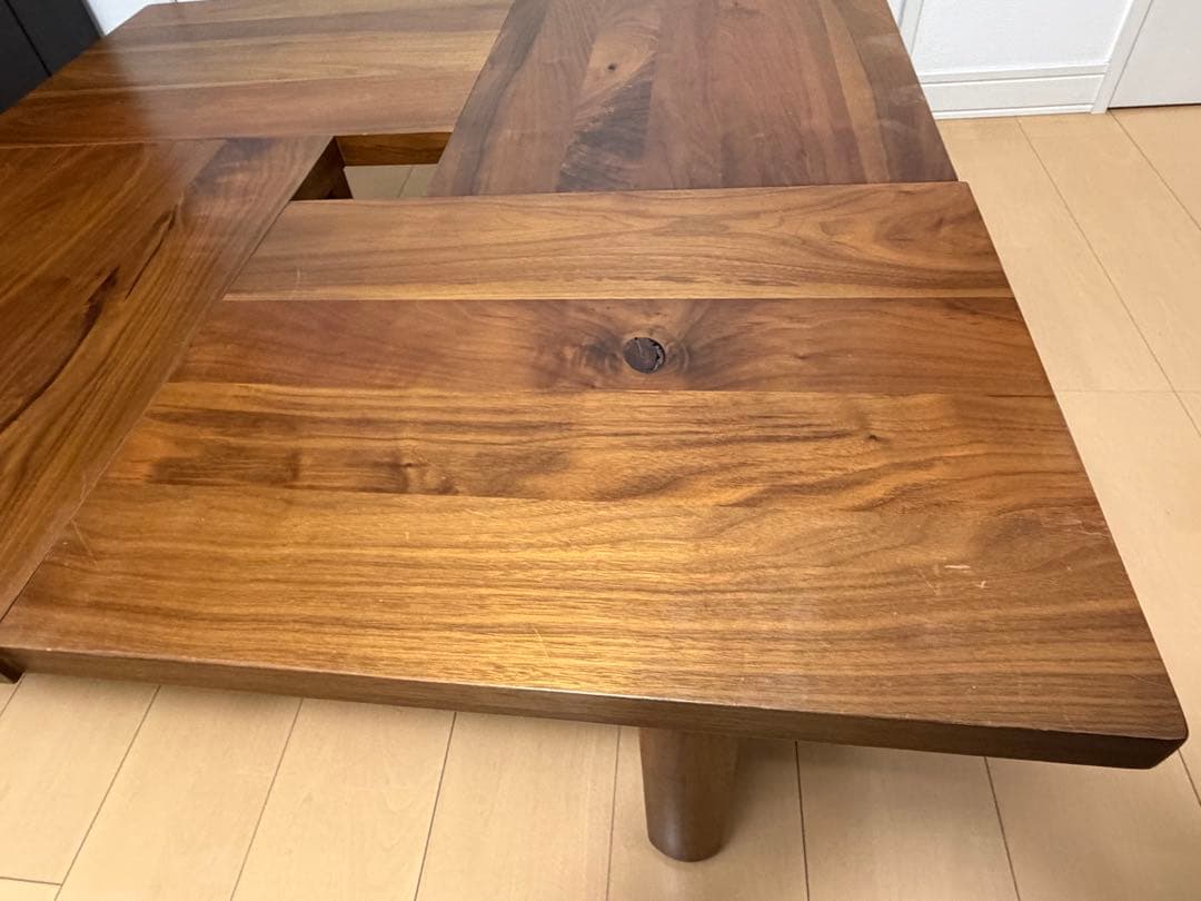 飛騨産業 森のことば 正方形テーブル ウォールナット