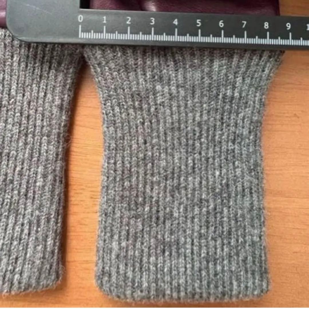 新品同様、現行品　ORuKuBET ラムレザー高級手袋　パープル即購入大歓迎○