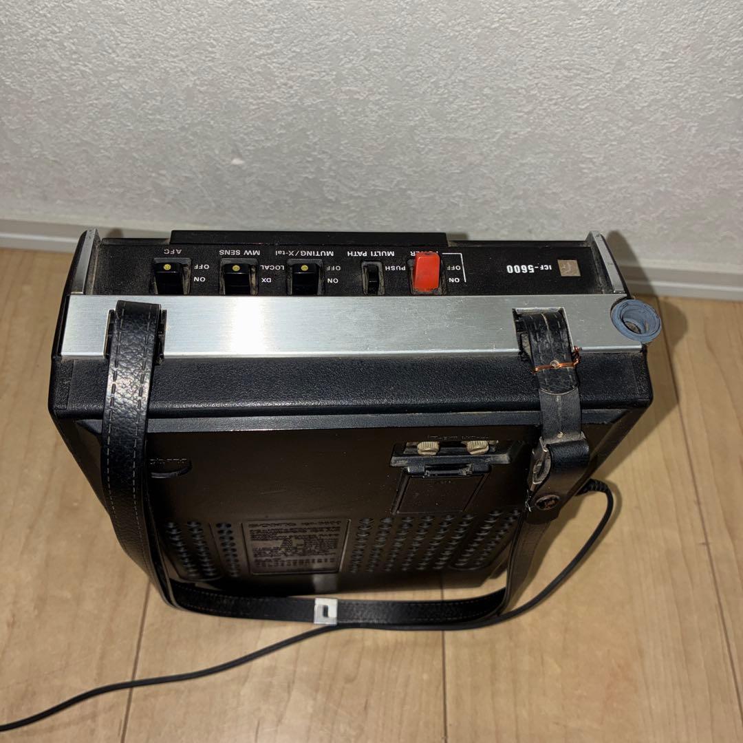 受信okSONY ICF-5600スカイセンサー5600 希少acアダプター付属