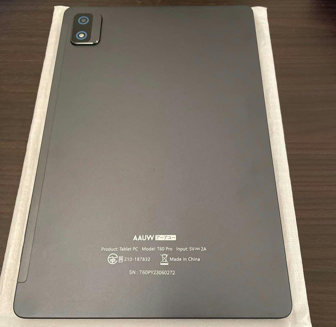 AAUW T60 pro　10インチ 本体保護ケース、新品ガラス保護フィルム付き