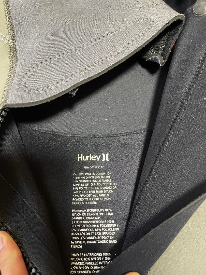 Hurley ウェットスーツ グレー/ブラック