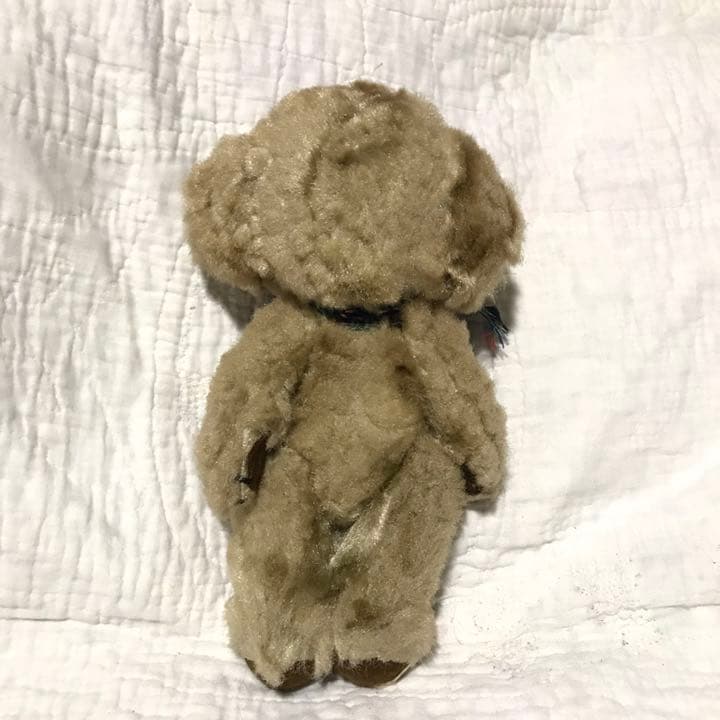 ヴィンテージ チーキー メリーソート アートシルク テディベア アンティーク