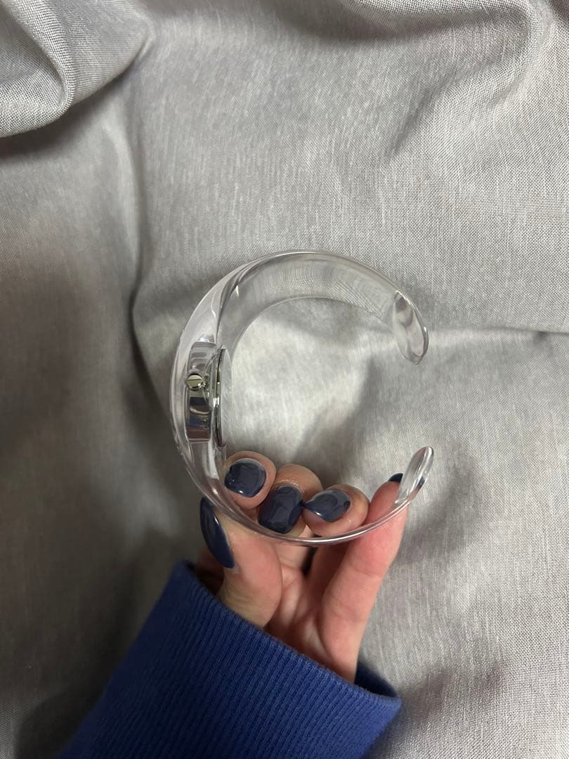 イッセイミヤケ 腕時計 ISSEY MIYAKE クリアバングル時計