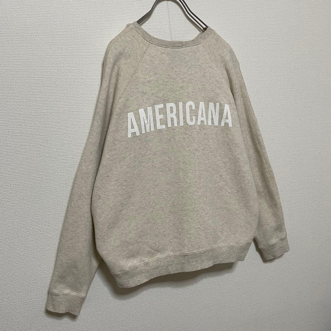 AMERICANA |MICA&DEAL ラグランスリーブ　スウェット