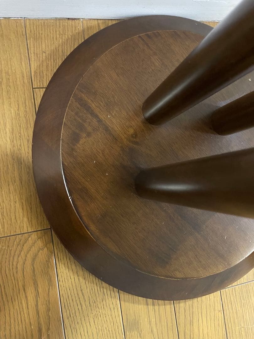 ポールハンガー　ハンガーラック　ダークブラウン