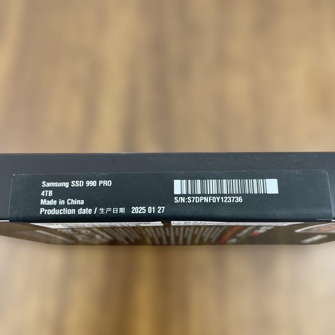 内蔵型SSD 11327 SAMSUNG 990PRO MZ-V9P4T0B-IT /4TB