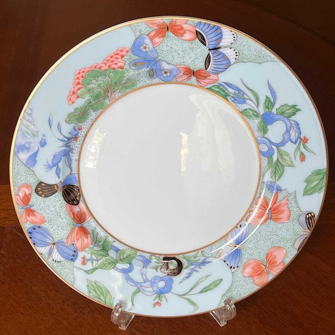 【希少品】アビランドリモージュ★パピヨンロマンチック★プレート　1枚