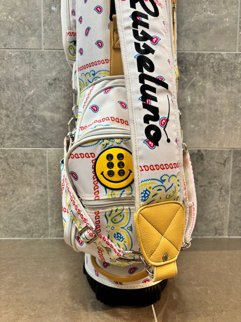 美品ラッセルノ Russeluno キャディバッグ ゴルフバッグ アクセサリー