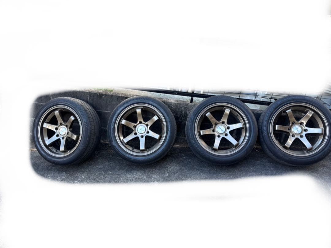 舞杏 BUAN KB RACING 18インチ ホイール ブロンズ　セット