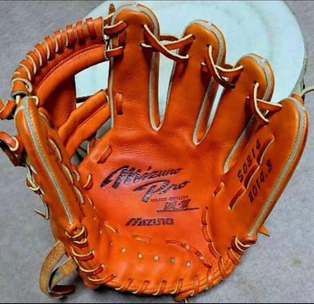 ミズノプロ　硬式グローブ 波賀クラフティッド