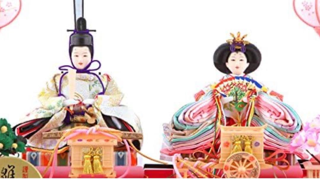 新品 雛人形 コンパクト ひな人形 雛 親王飾り 清玉作 芥子親王アクリルケース