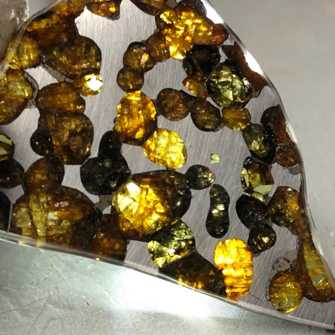 K*様 隕石 パラサイト隕石　アルタイ隕石　石鉄隕石　２点　　共箱