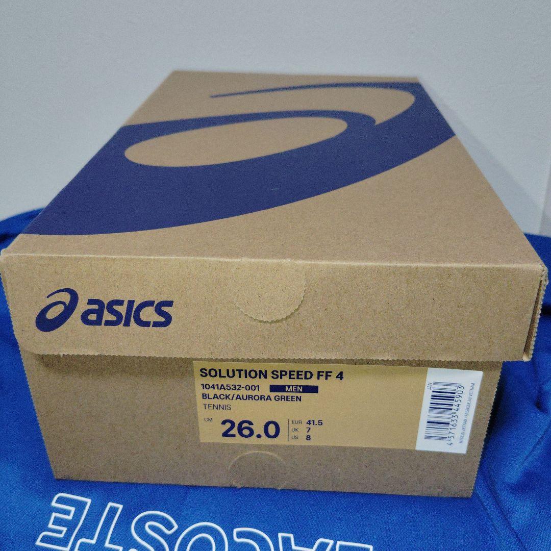 ASICS直営店限定 SOLUTION SPEED FF 4オールコート