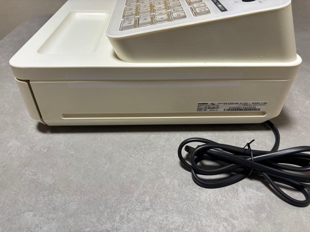 CASIO SR-S200-WEカシオ電子レジスターBluetoothスマホ連携