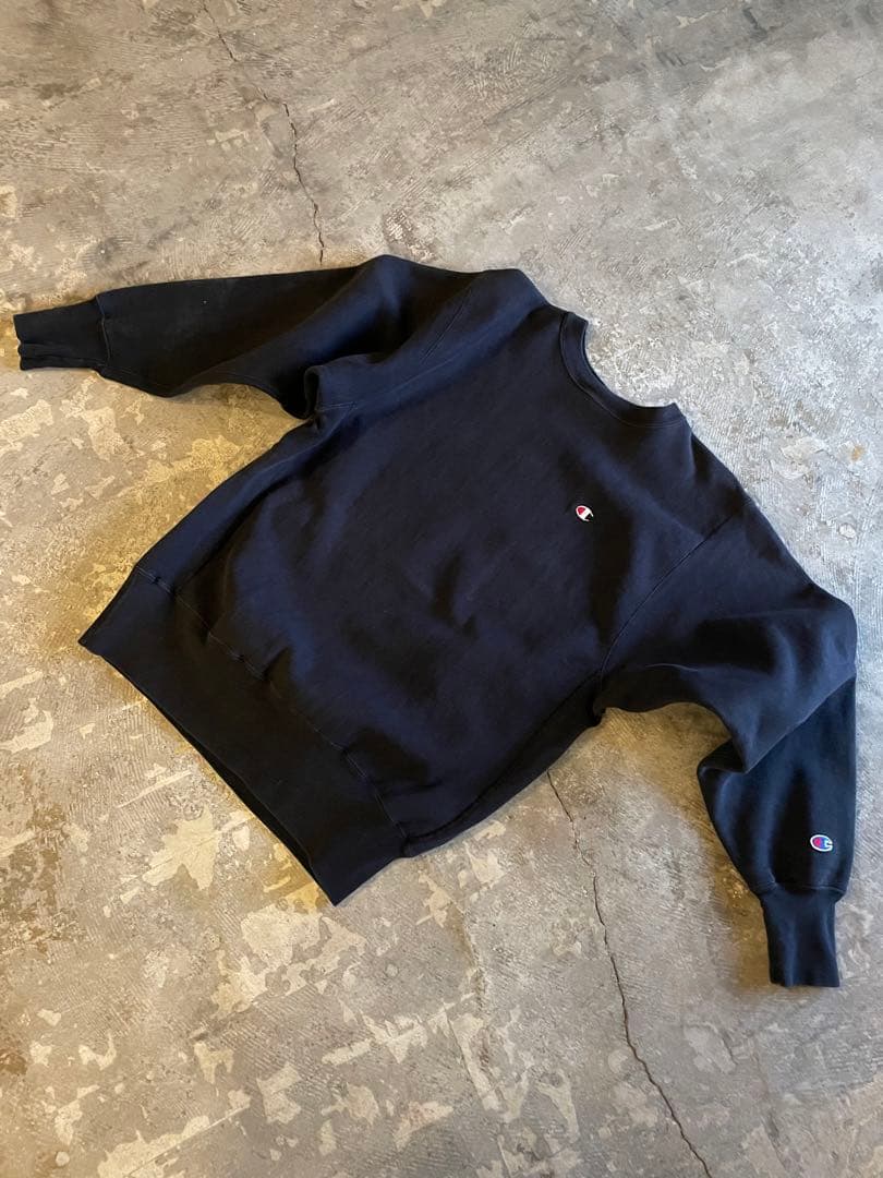 80's champion リバースウィーブスウェットシャツ ブラック サイズL