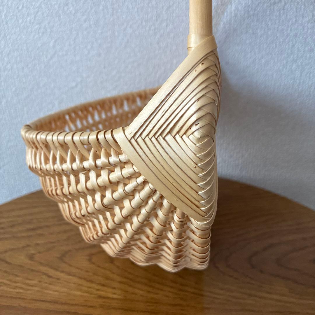 ラトビア　ウォールバスケット　壁掛けかご