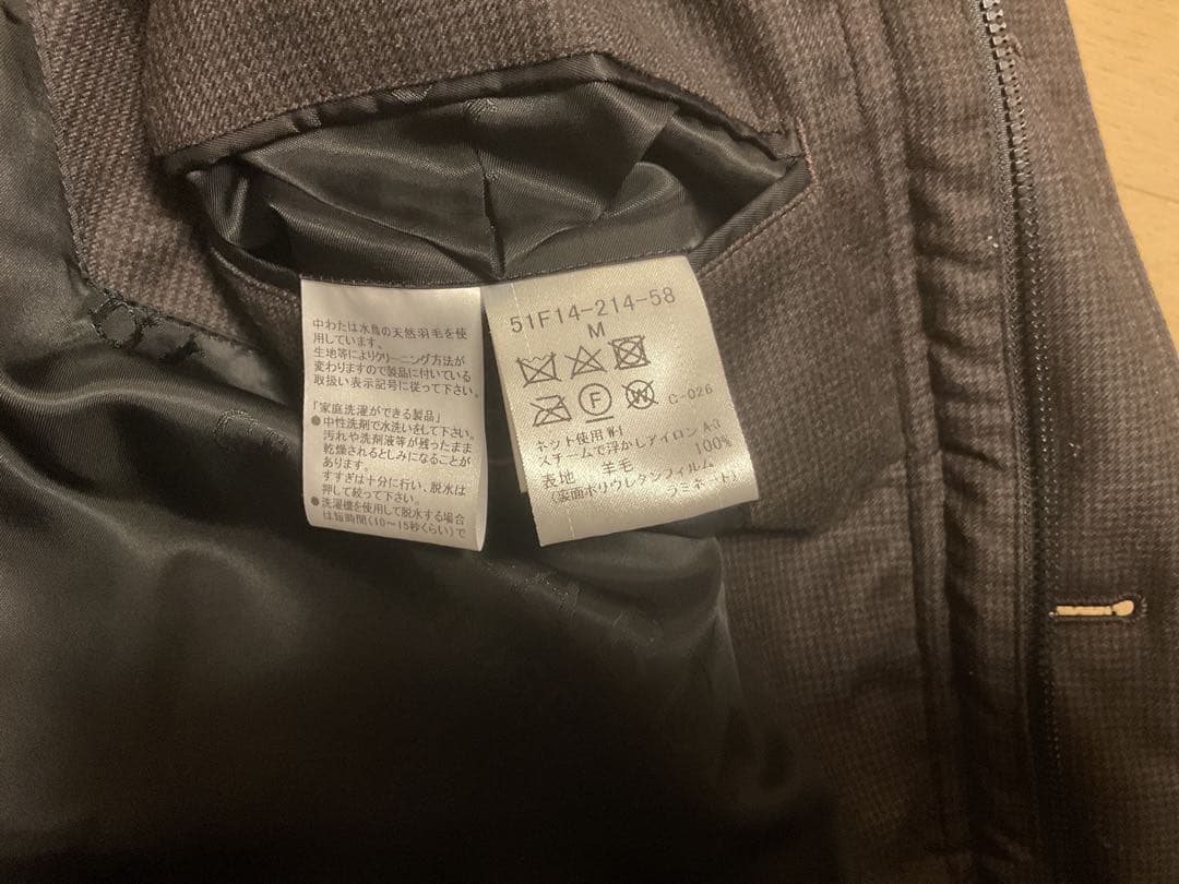 マイクロ千鳥柄ストームシステムダウンコート