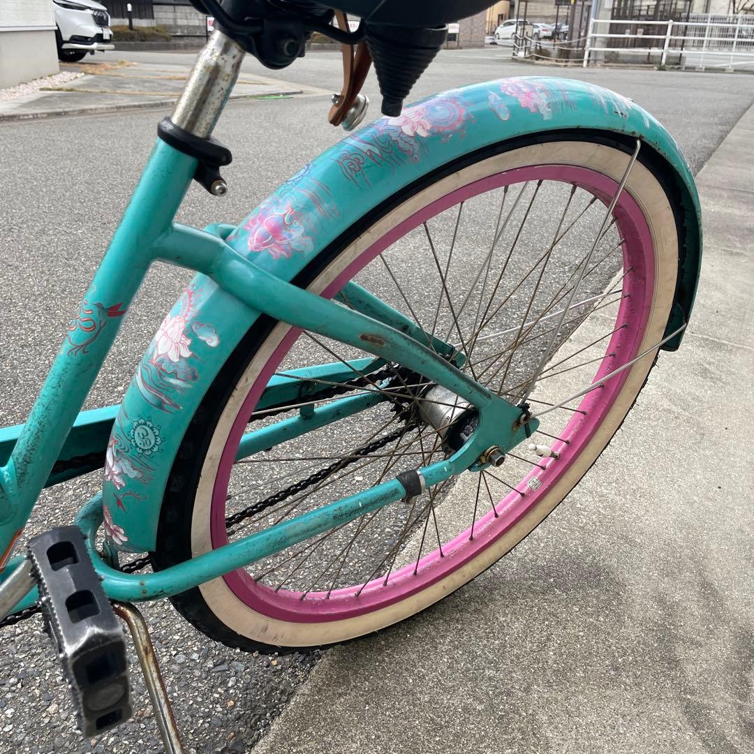 エレクトラ　ビーチクルーザー　蓮の花