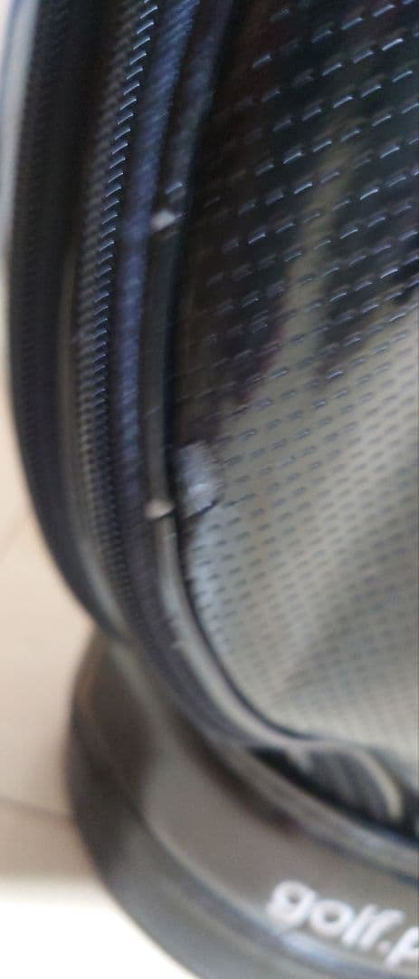 ※かーぴん PUMA キャディバッグ 黒 シルバー