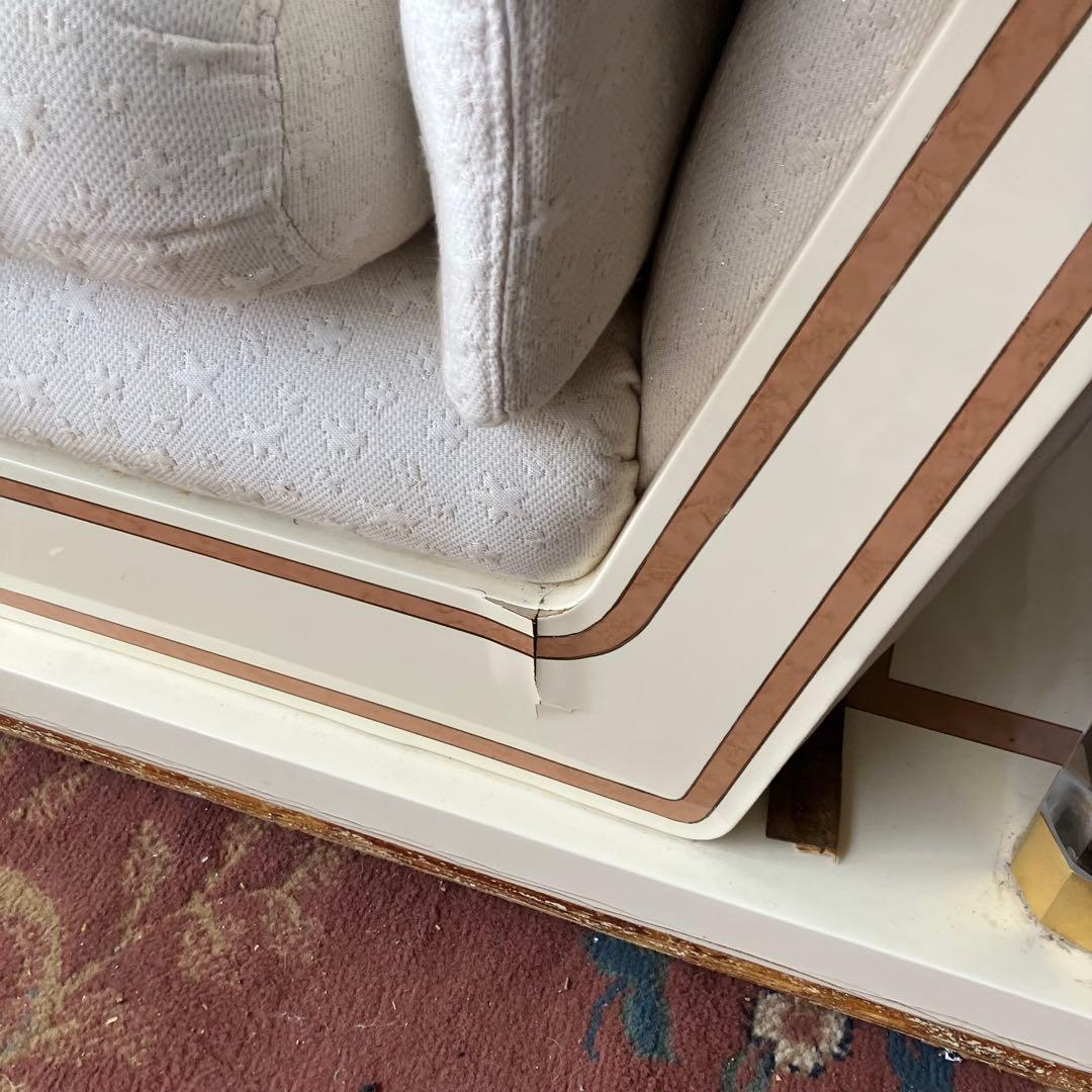 creations Curci Paris ロココ様式 木製 1人掛けソファー