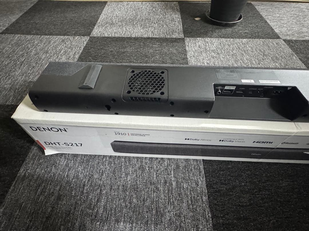 【美品】DENON DHT-S217 サウンドバー デノン　2022年製